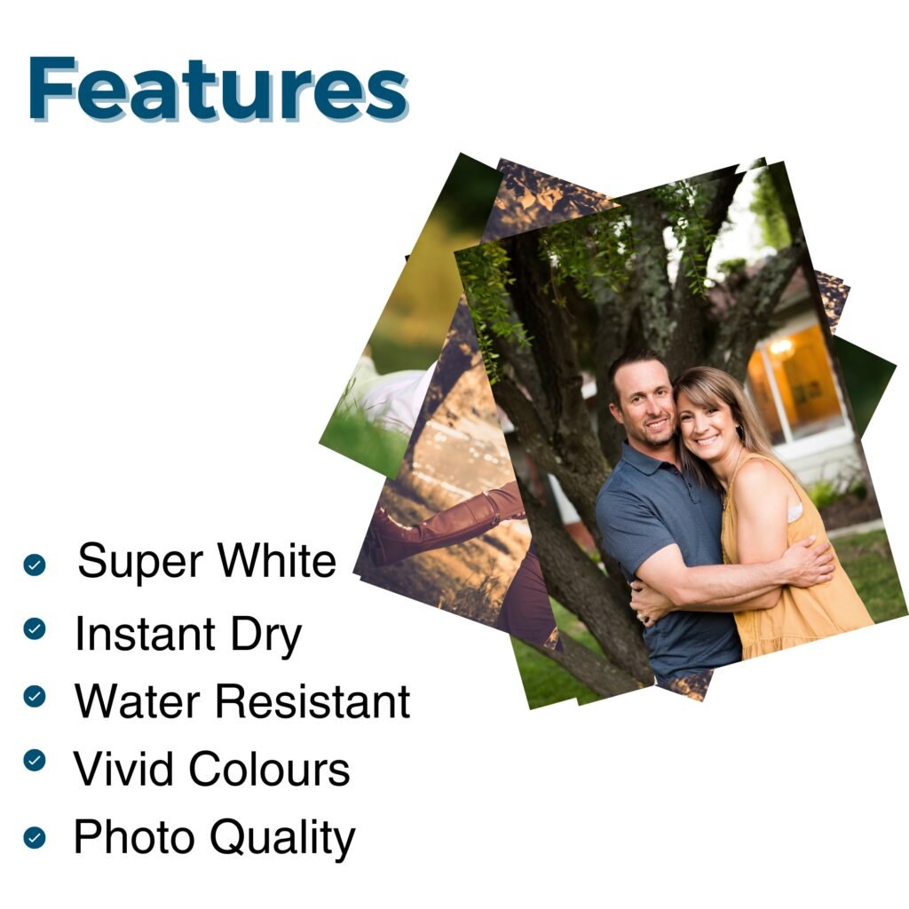 High Glossy Inkjet Photo Paper 4x6inch 210GSM 100 Sheets