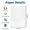 High Glossy Inkjet Photo Paper 4x6 180 GSM 100 Sheet – premium gloss finish