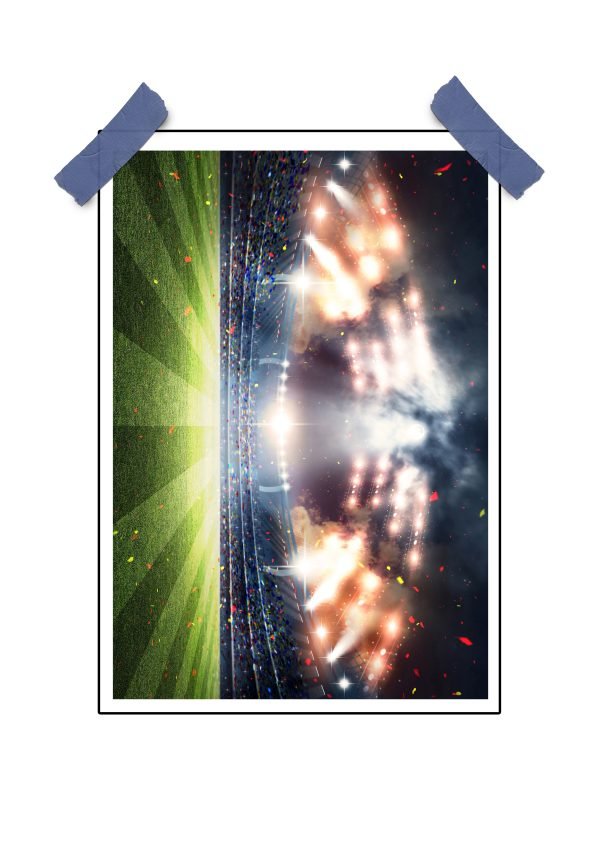 Football Stadium Poster