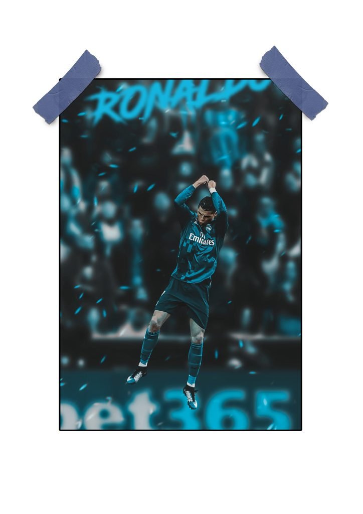 Ronaldo Goal Celebration Poster
