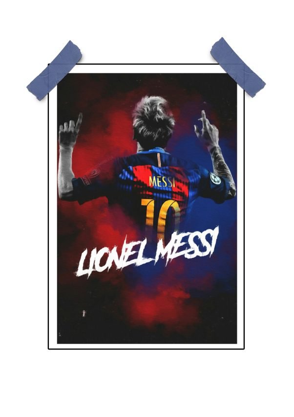 Lionel Messi Art Poster