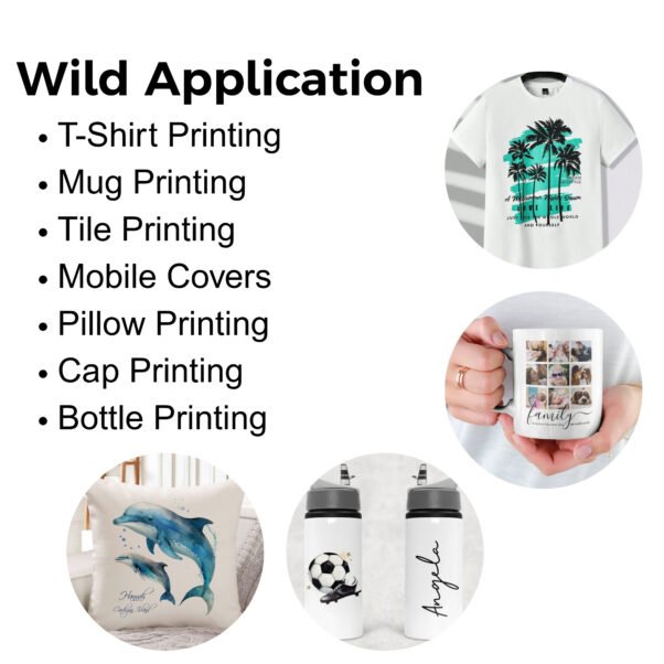 Sublimation Paper A4 120GSM 100 Sheets premium heat‑transfer