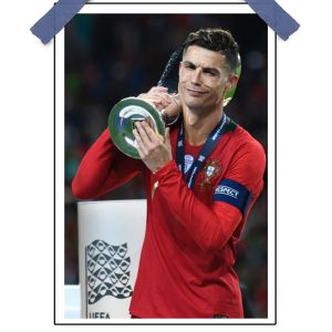 Cristiano Ronaldo Portugal Celebration Poster