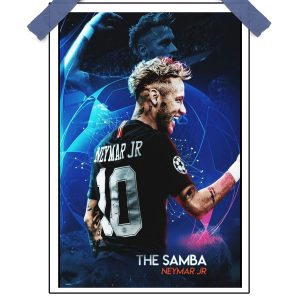 Neymar Jr Wall Poster – 12″x18″