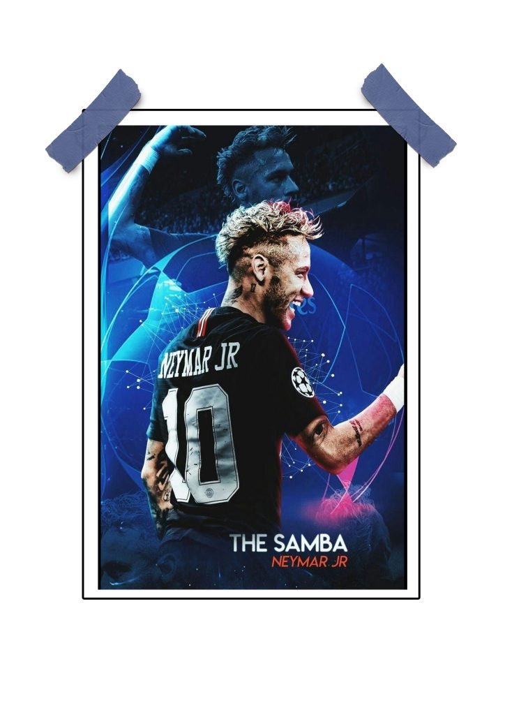 Premium Neymar Wall Poster for Football Fans