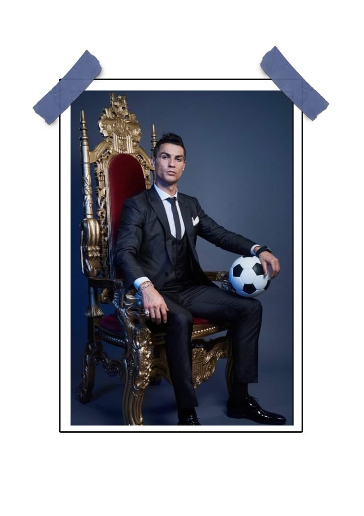 Suited Cristiano Ronaldo Poster
