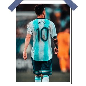 Messi No. 10 Poster – 12″x18″
