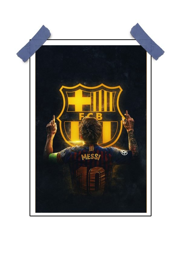 Messi FCB Poster