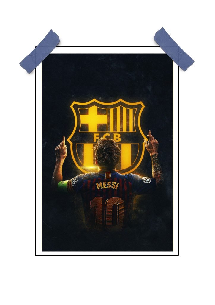 Lionel Messi Poster - Iconic Football Wall Art