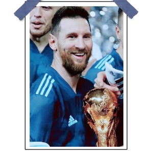 Lionel Messi Soccer Poster – Celebrate Football Greatness