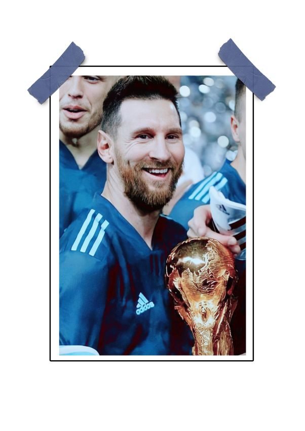 Lionel Messi Soccer Poster