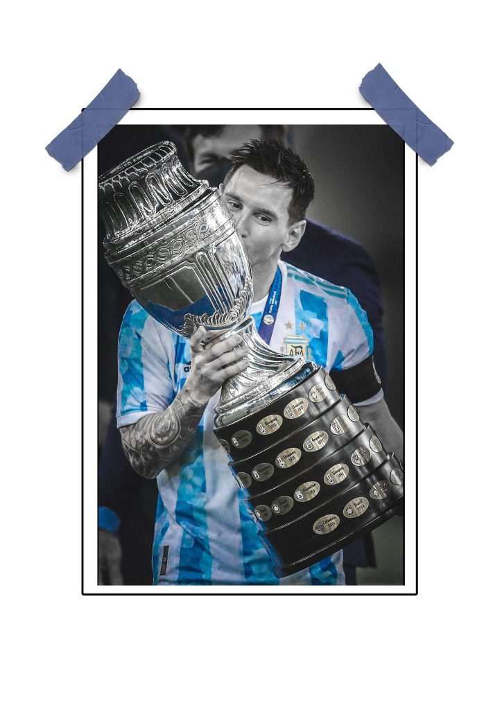 Messi World Cup Poster Wall Art