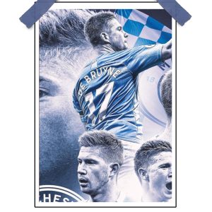 Kevin De Bruyne Poster – Football Art for True Fans