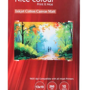 Inkjet Cotton Canvas Matt 13x19 Inch 260 GSM 10 Sheets
