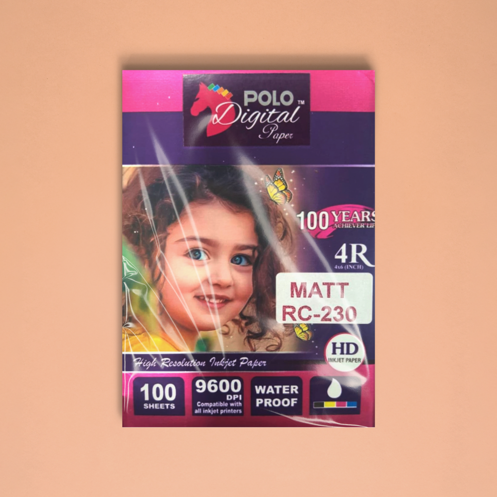 HighQuality 4x6 Matt Inkjet Paper 230gsm 100 Sheets