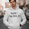 White Cotton Hoodie Moye Moye