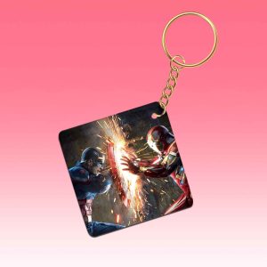 Marvel & DC keychain