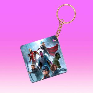 Marvel & DC keychain