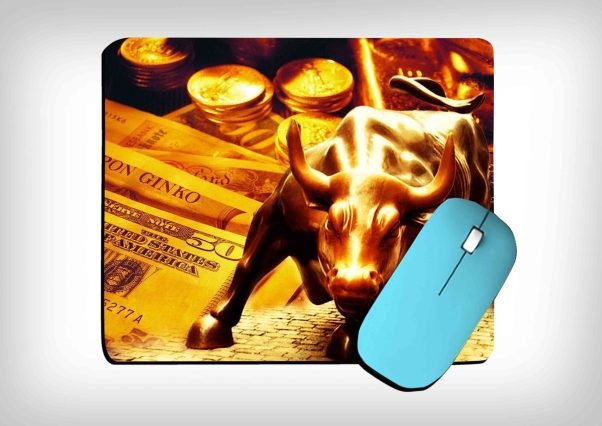 Stock Market Design Mouse Pad