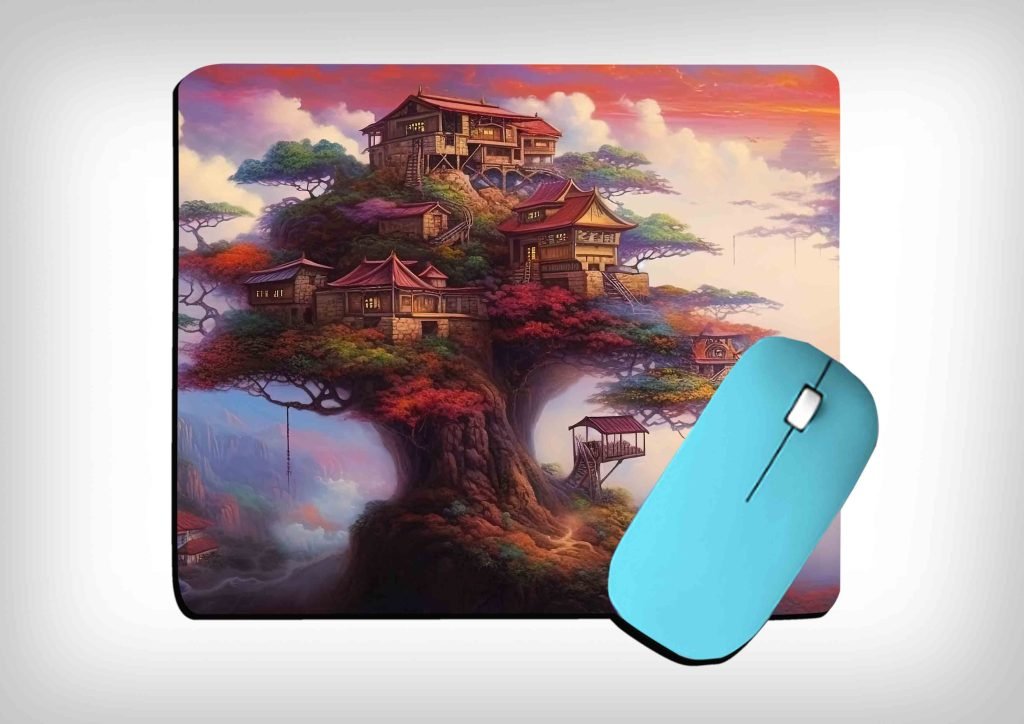 Tree House Design Mouse Pad