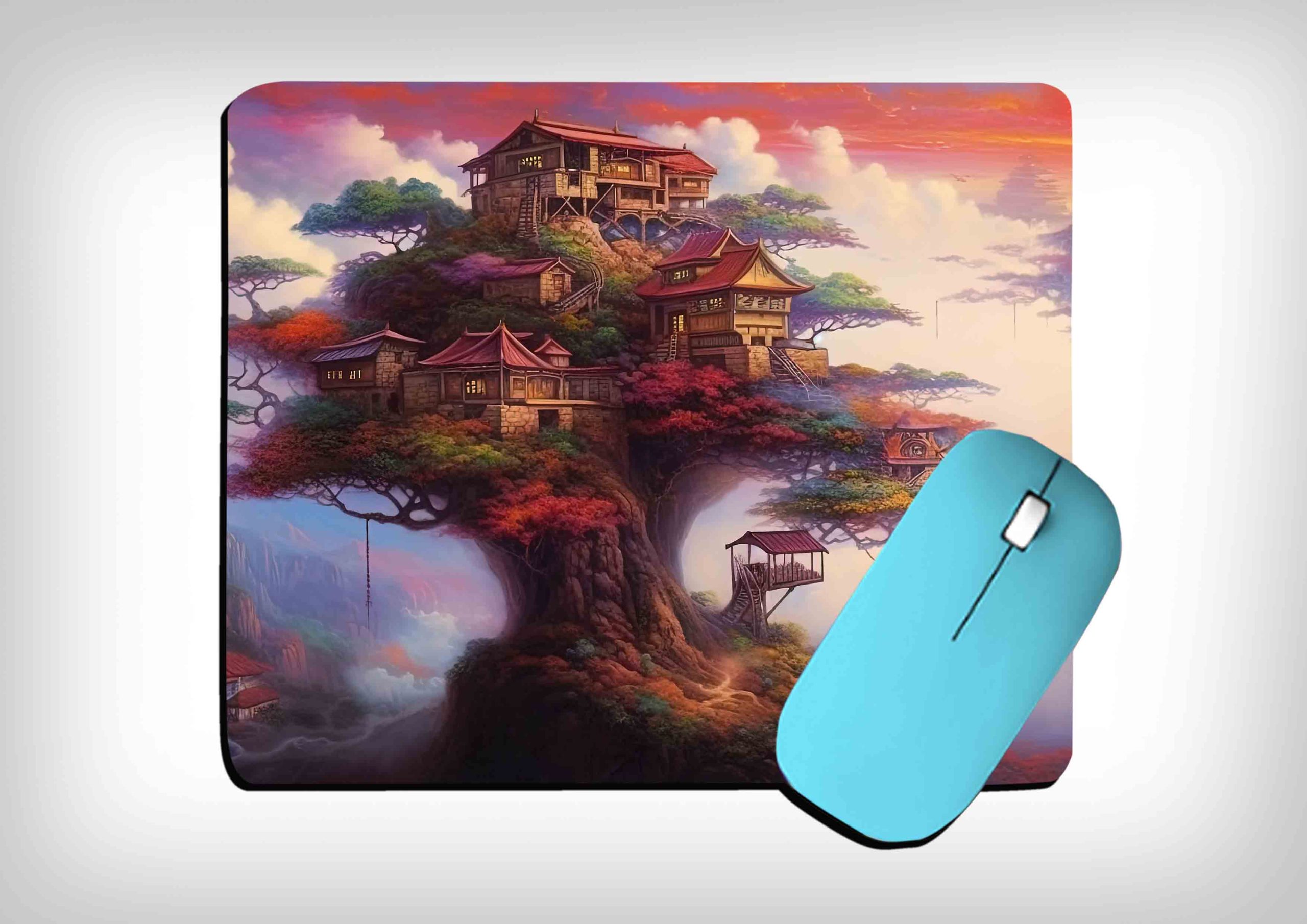 Tree House Design Mouse Pad