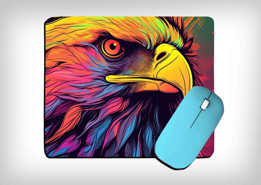 Customized Mouse Pads with stylish designs for personal and corporate use.