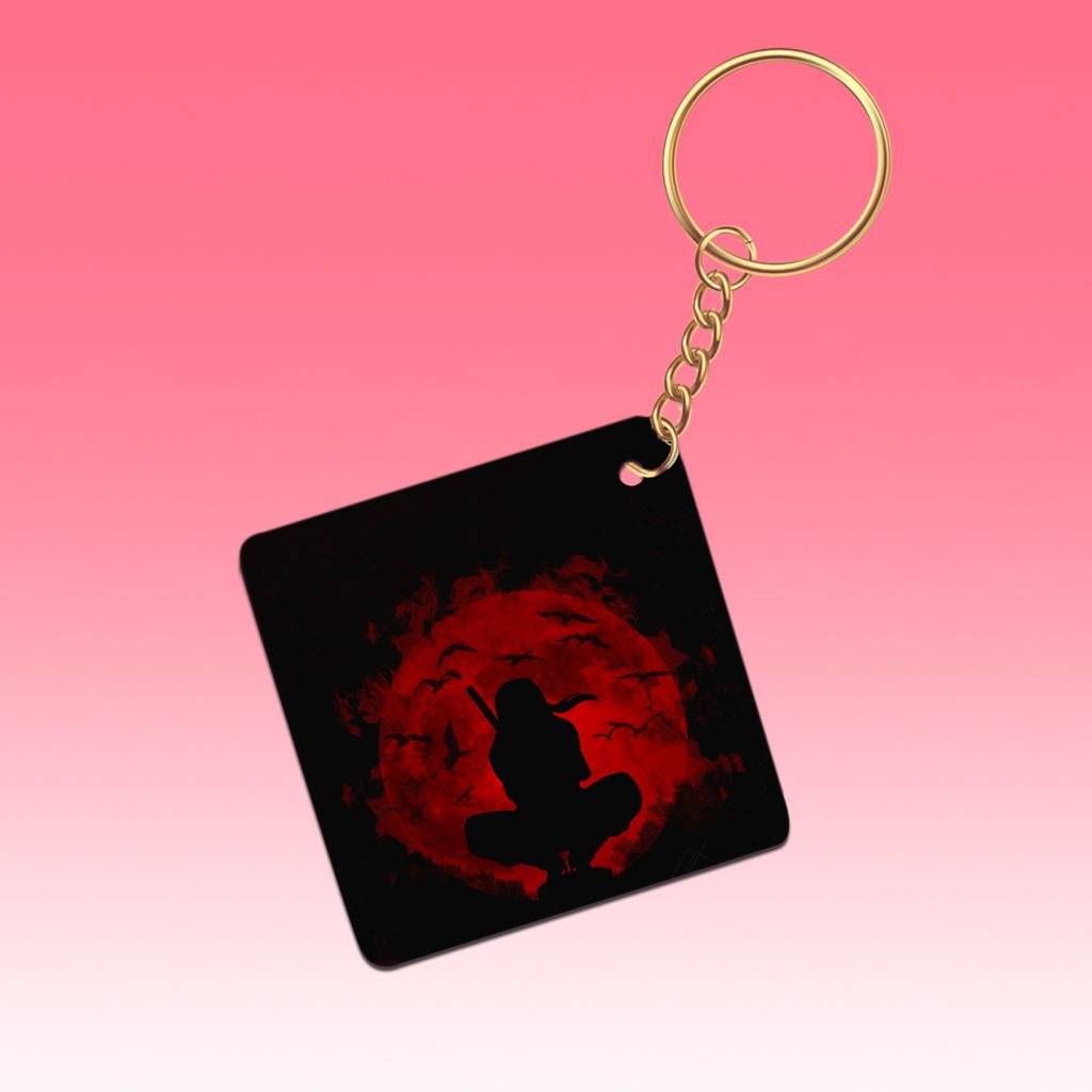 Itachi Uchiha Keychain featuring detailed design from Naruto Shippuden anime series.