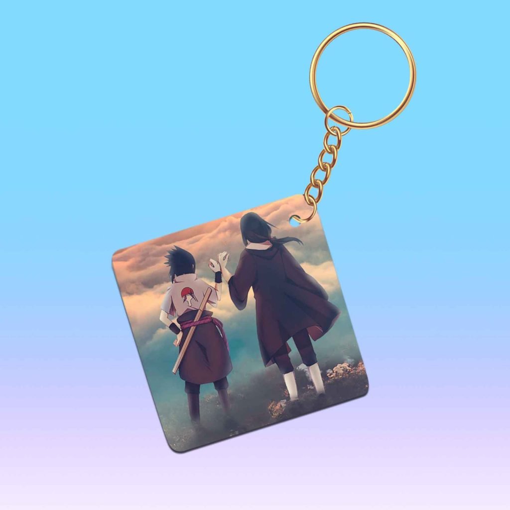 Anime Cartoon Keychain featuring popular anime characters in vibrant colors