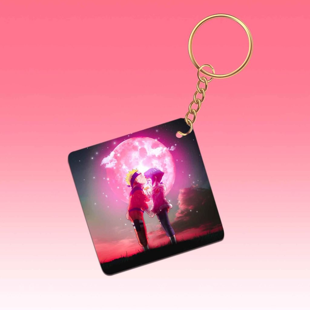 Itachi Keychain 3D featuring the iconic Sharingan design in premium metal finish