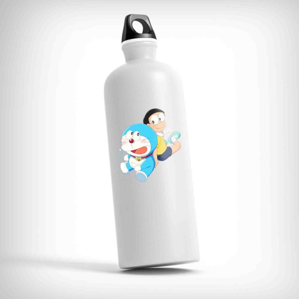 Nobita bottles with customizable designs for kids and fans