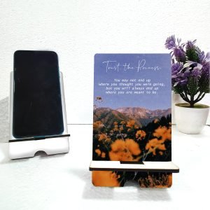 Motivational Quotes Mobile Stand - Stylish Design for Inspiration