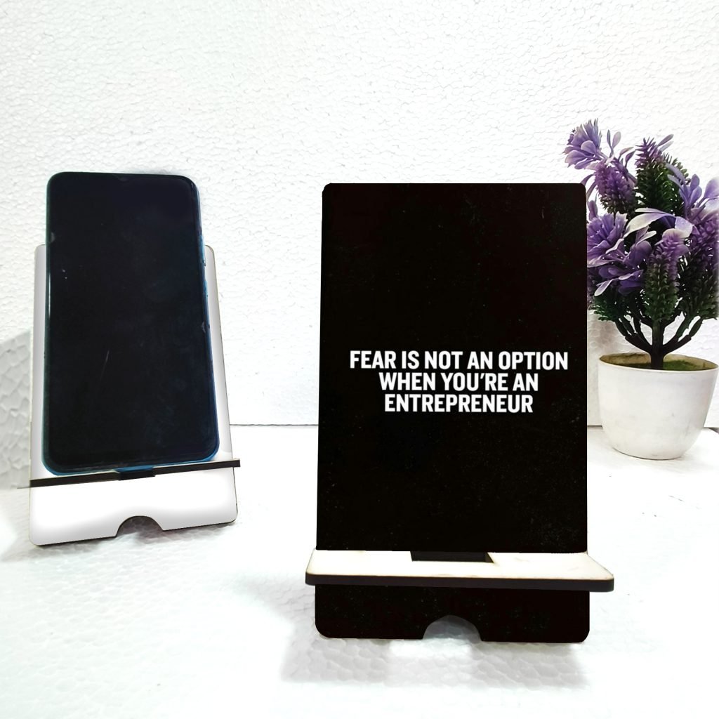 Phone Stand for Desk, Adjustable and Ergonomic, Black Color