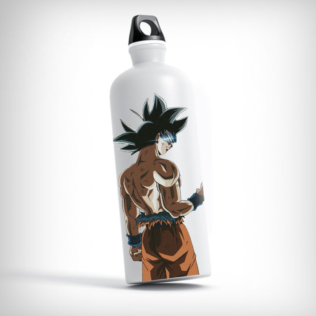 Goku Water Bottle for Dragon Ball Z fans, perfect for gym, school, and everyday use