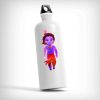 Shri Krishna water bottle with spiritual Krishna artwork