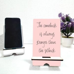 Motivational Quotes Mobile Stand - Stylish Design for Inspiration