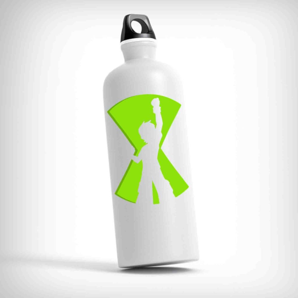 personalised drink bottles with custom name or logo design