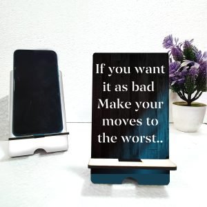 Motivational Quotes Mobile Stand - Stylish Design for Inspiration