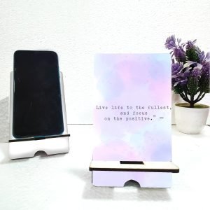 Motivational Quotes Mobile Stand - Stylish Design for Inspiration