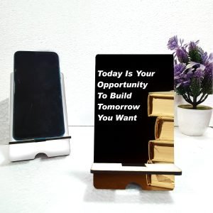 Motivational Quotes Mobile Stand – Stylish Design for Inspiration
