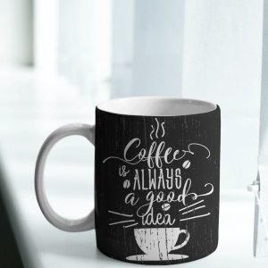 Custom personalised travel mug for hot and cold beverages