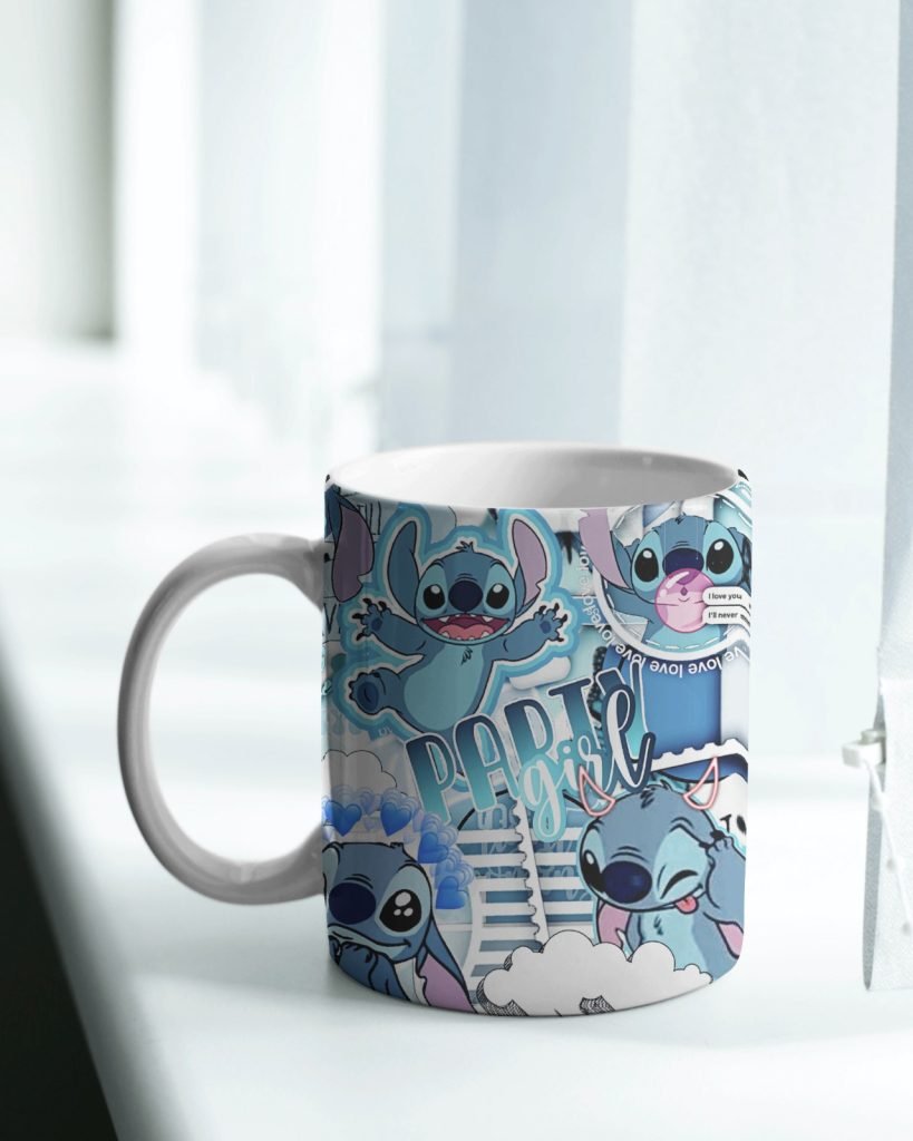 Cartoon Coffee Cup: Unique Personalized Coffee Cup with Playful Cartoon Design