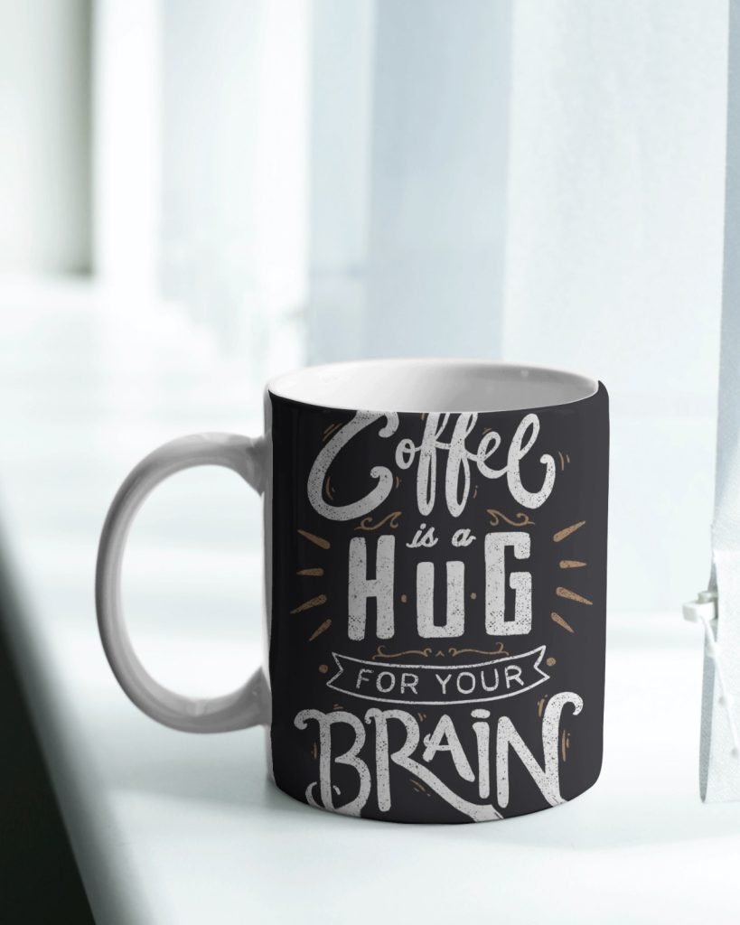 Personalised coffee cup: custom-printed mug for daily use and gifting