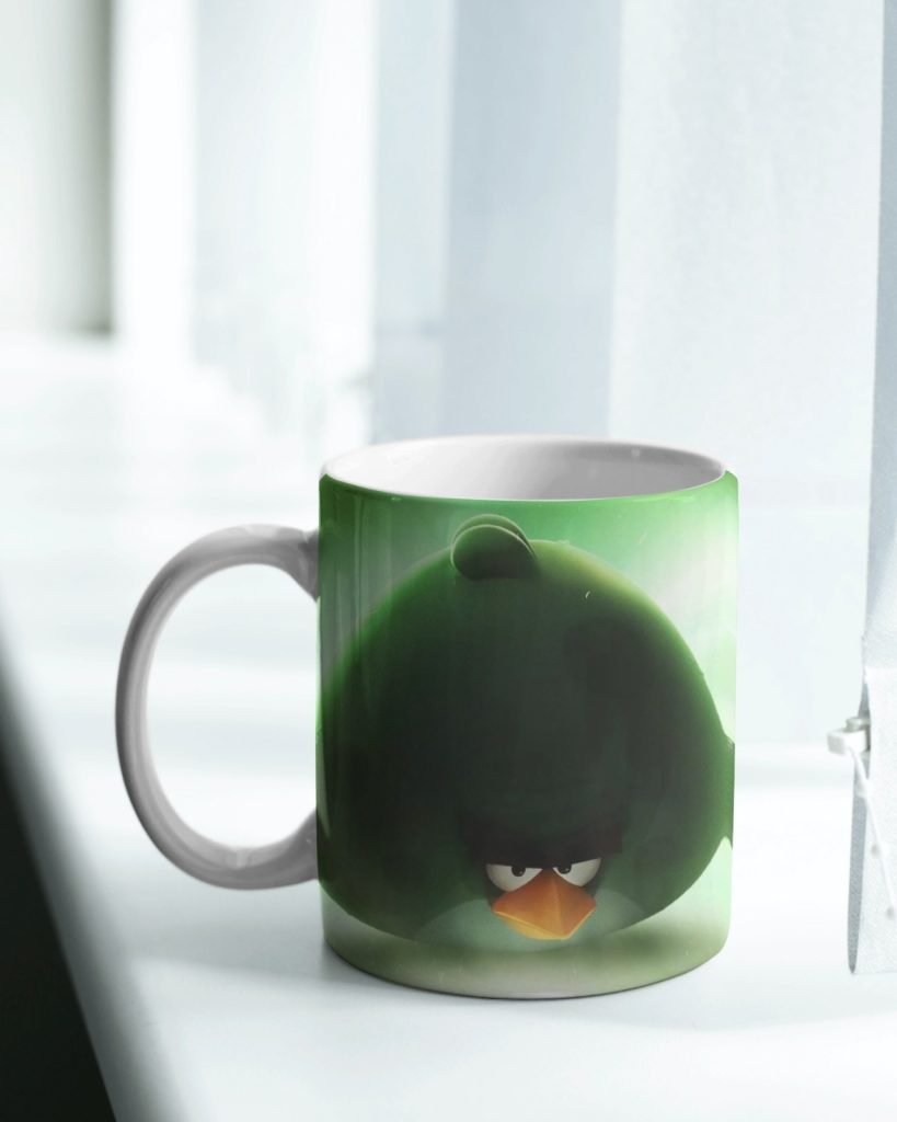 Cartoon Mug Of Coffee with a Fun, Colorful Design