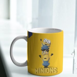 A stylish and fun Animated Coffee Cup featuring vibrant cartoon designs, perfect for coffee lovers.