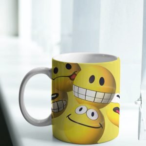 Premium Printed Happy Face Coffee Cup