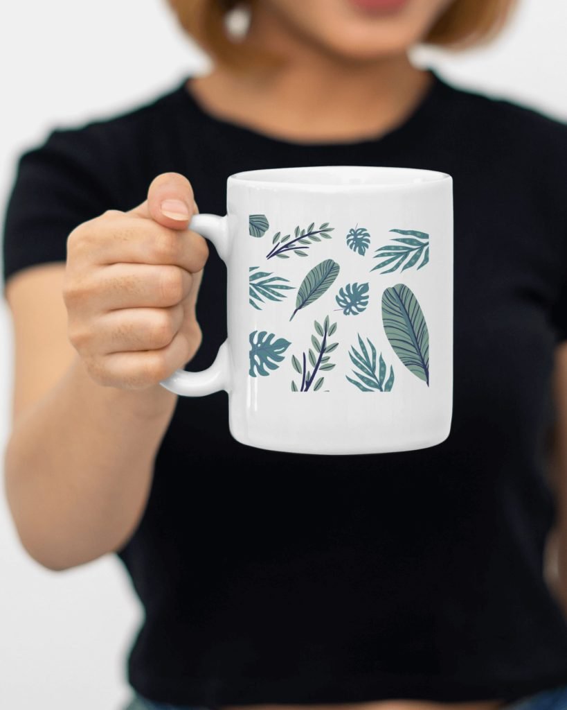 Customized mugs printed in bulk through wholesale mug printing services.