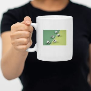 Football Mug with Custom Design for Sports Enthusiasts