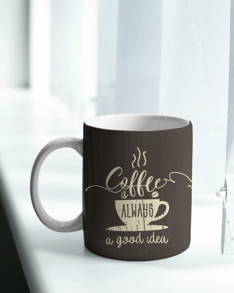 Personalized mugs with custom designs and photo prints