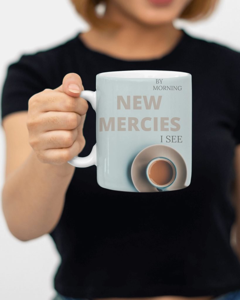 Branded mugs with corporate logos