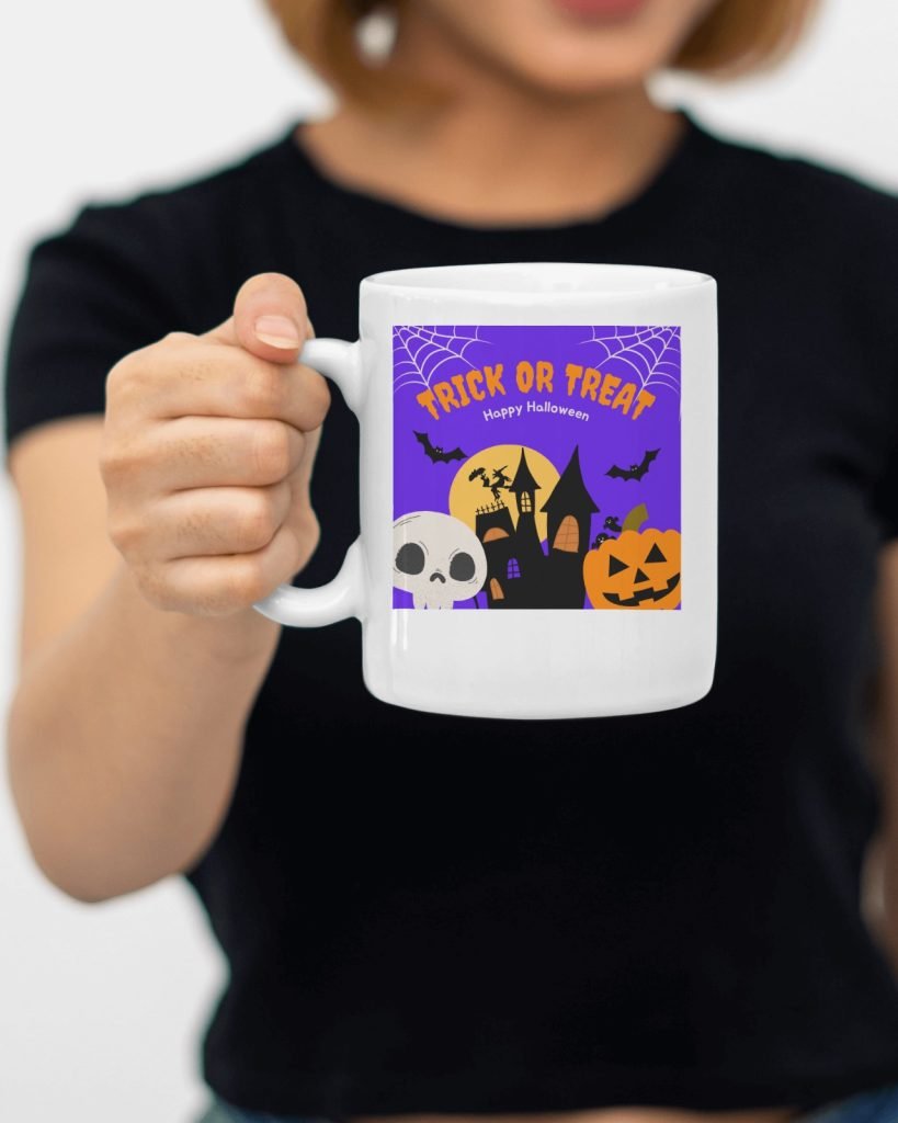 Halloween Mug with Spooky Design